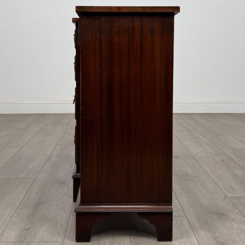 ANTIQUE 20TH CENTURY SMALL BREAKFRONT SIDEBOARD IN MAHOGANY - ADDITIONAL PHOTO 3