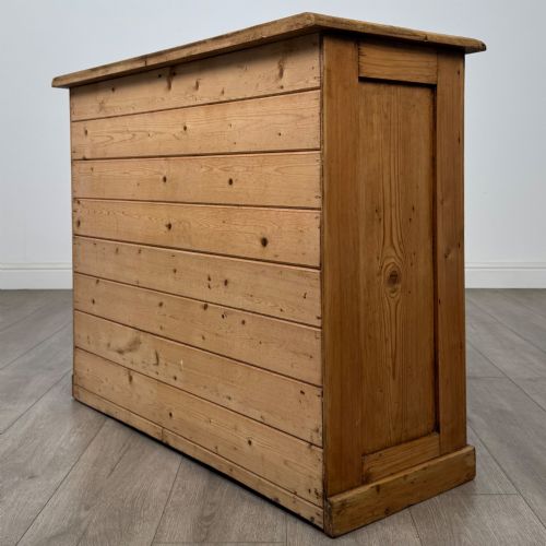 ANTIQUE 20TH CENTURY GOOD QUALITY CUPBOARD IN PINE - ADDITIONAL PHOTO 6