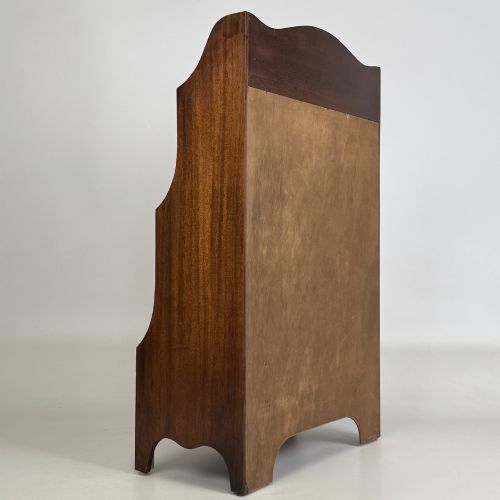 ANTIQUE 20TH CENTURY SMALL OPEN BOOKCASE IN MAHOGANY - ADDITIONAL PHOTO 4
