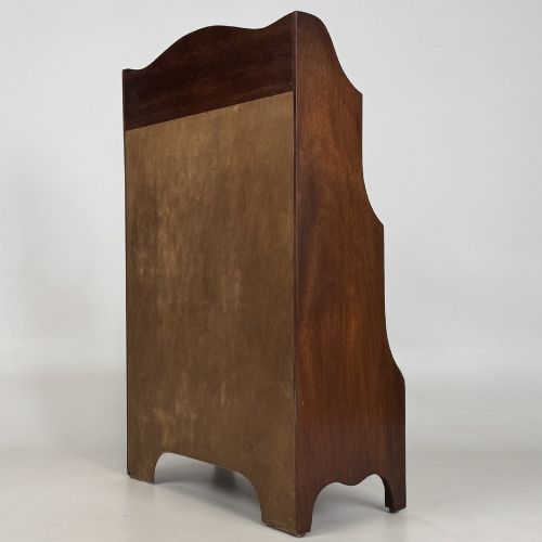 ANTIQUE 20TH CENTURY SMALL OPEN BOOKCASE IN MAHOGANY - ADDITIONAL PHOTO 6