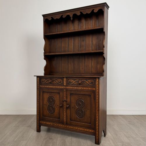 fig 2. Antique 20th Century Fine Quality Welsh Dresser In Oak