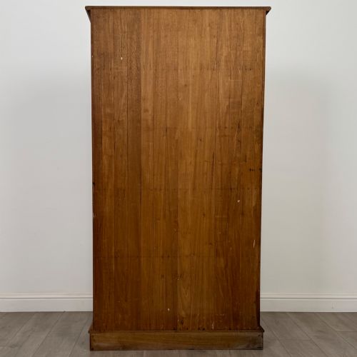 ANTIQUE 20TH CENTURY LARGE OPEN BOOKCASE IN WALNUT - ADDITIONAL PHOTO 5