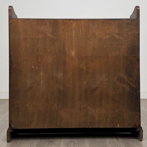 ANTIQUE 20TH CENTURY SMALL OPEN BOOKCASE IN OAK - ADDITIONAL PHOTO 5