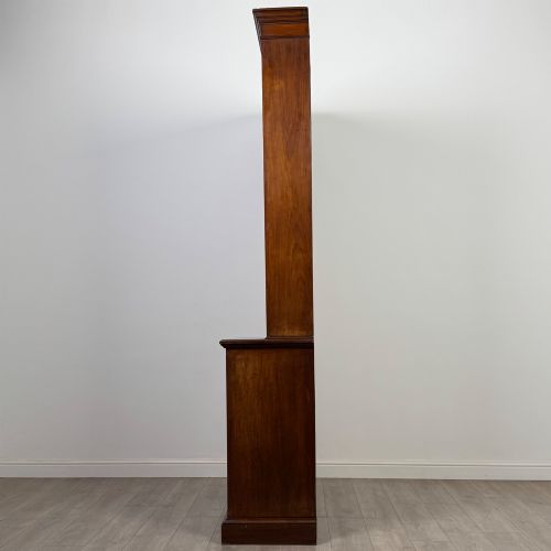 ANTIQUE 20TH CENTURY TALL OPEN BOOKCASE IN MAHOGANY - ADDITIONAL PHOTO 4