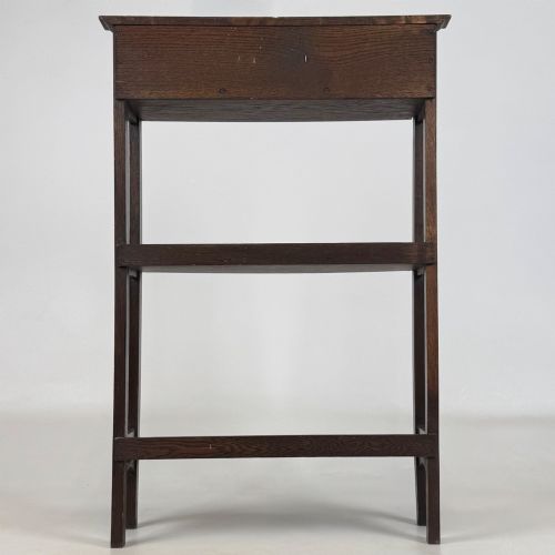 ANTIQUE 20TH CENTURY SMALL EDWARDIAN BOOKCASE IN OAK - ADDITIONAL PHOTO 5