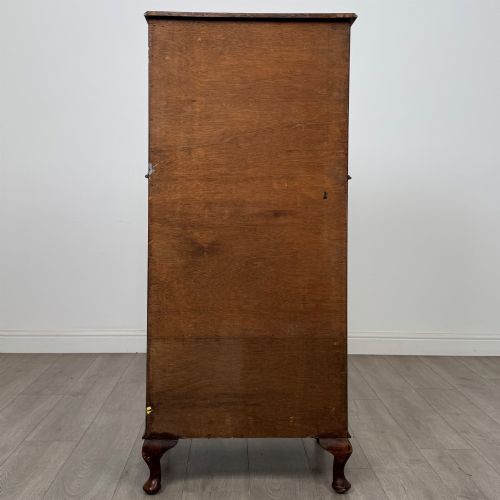 ANTIQUE 20TH CENTURY TALL EDWARDIAN MAHOGANY CHEST OF DRAWERS - ADDITIONAL PHOTO 4
