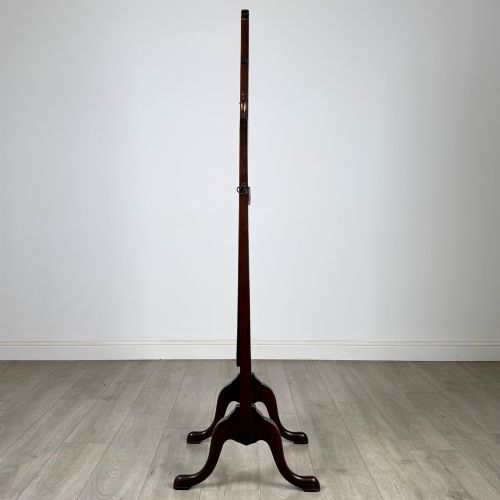 fig 2. Antique 20th Century Georgian Style Cheval Mirror In Mahogany