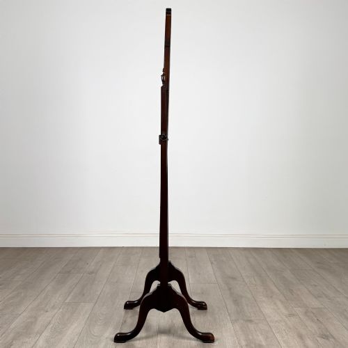 fig 7. Antique 20th Century Georgian Style Cheval Mirror In Mahogany