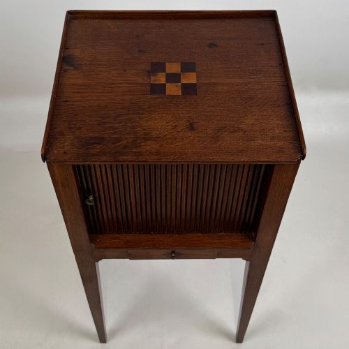 ANTIQUE 19TH CENTURY SMALL DUTCH CABINET IN OAK - ADDITIONAL PHOTO 10