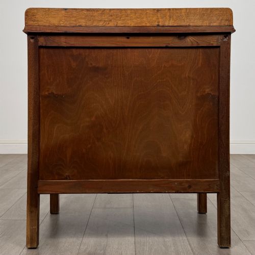 ANTIQUE 20TH CENTURY CHEST OF DRAWERS IN GOLDEN OAK - ADDITIONAL PHOTO 4