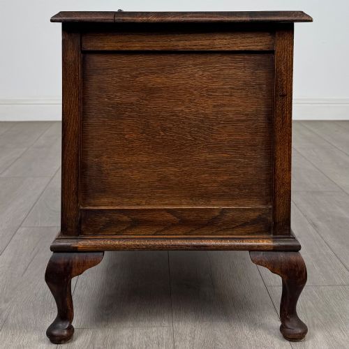 ANTIQUE 20TH CENTURY EDWARDIAN BLANKET BOX IN OAK - ADDITIONAL PHOTO 6