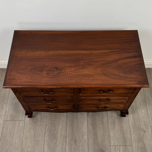 ANTIQUE 20TH CENTURY MAHOGANY CHEST OF DRAWERS - ADDITIONAL PHOTO 8