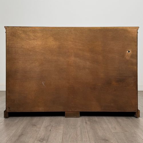 ANTIQUE 20TH CENTURY LARGE OPEN BOOKCASE IN OAK - ADDITIONAL PHOTO 5