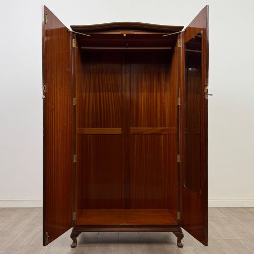 fig 1. Antique 20th Century Wardrobe In Burr Walnut