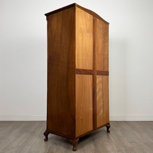 fig 4. Antique 20th Century Wardrobe In Burr Walnut
