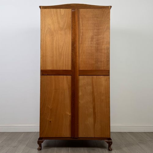 fig 5. Antique 20th Century Wardrobe In Burr Walnut
