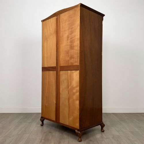 fig 6. Antique 20th Century Wardrobe In Burr Walnut