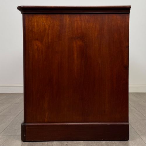 fig 2. Antique 19th Century Deep Victorian Chest Of Drawers In Mahogany