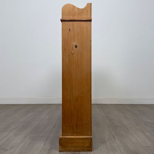 fig 3. Antique 20th Century Good Quality Open Bookcase In Pine