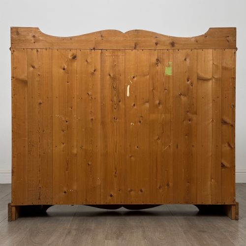 fig 5. Antique 20th Century Good Quality Open Bookcase In Pine