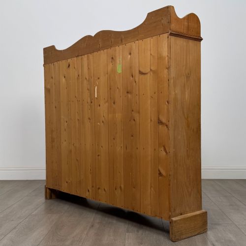 fig 6. Antique 20th Century Good Quality Open Bookcase In Pine
