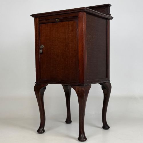 ANTIQUE 20TH CENTURY SMALL EDWARDIAN CABINET IN MAHOGANY - ADDITIONAL PHOTO 2