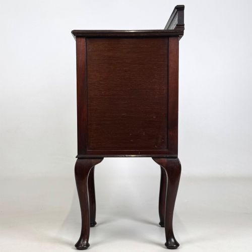 ANTIQUE 20TH CENTURY SMALL EDWARDIAN CABINET IN MAHOGANY - ADDITIONAL PHOTO 3