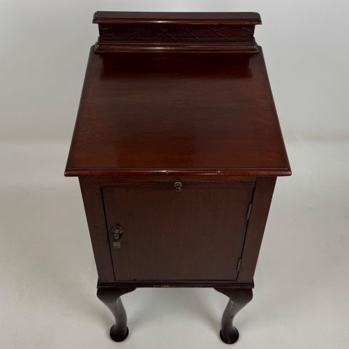 ANTIQUE 20TH CENTURY SMALL EDWARDIAN CABINET IN MAHOGANY - ADDITIONAL PHOTO 9