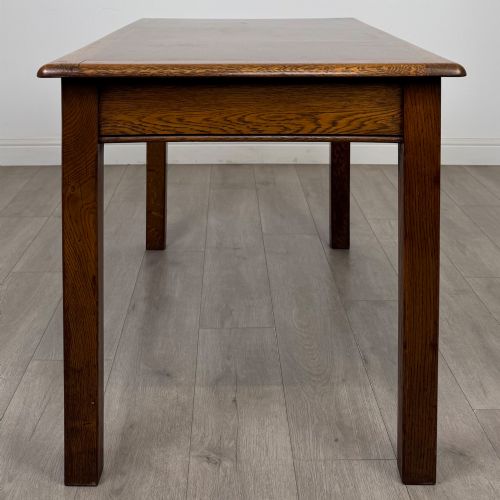 fig 2. Antique 20th Century Edwardian Dining Table In Oak