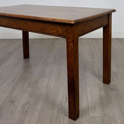 fig 4. Antique 20th Century Edwardian Dining Table In Oak