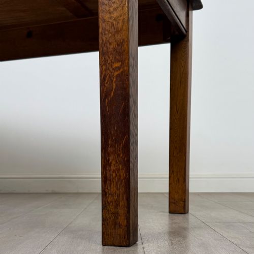fig 5. Antique 20th Century Edwardian Dining Table In Oak