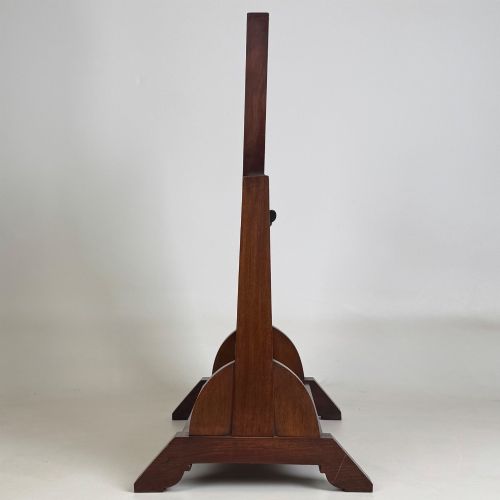 ANTIQUE 20TH CENTURY INLAID DRESSING MIRROR IN MAHOGANY - ADDITIONAL PHOTO 2