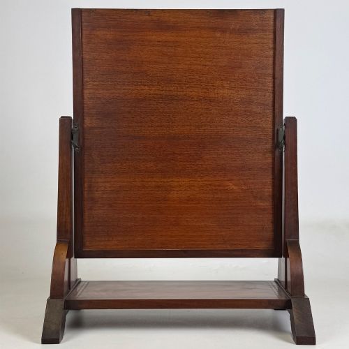 ANTIQUE 20TH CENTURY INLAID DRESSING MIRROR IN MAHOGANY - ADDITIONAL PHOTO 5