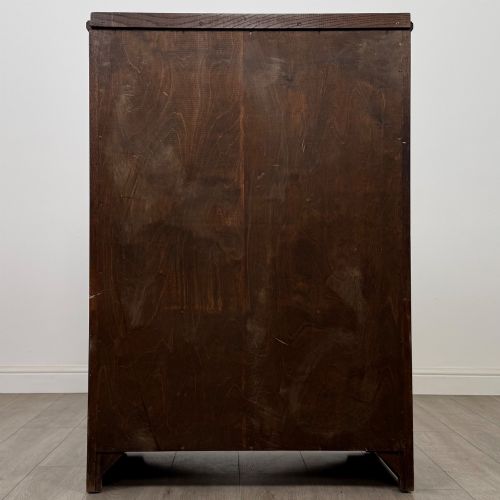 fig 5. Antique 20th Century Carved Cupboard In Oak