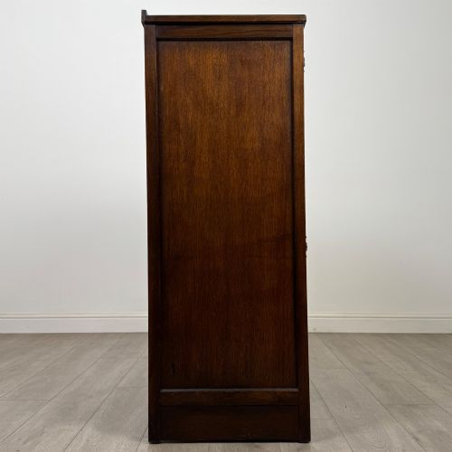 fig 7. Antique 20th Century Carved Cupboard In Oak