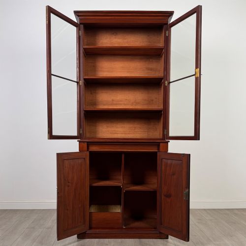ANTIQUE 19TH CENTURY VICTORIAN BOOKCASE IN MAHOGANY - ADDITIONAL PHOTO 3