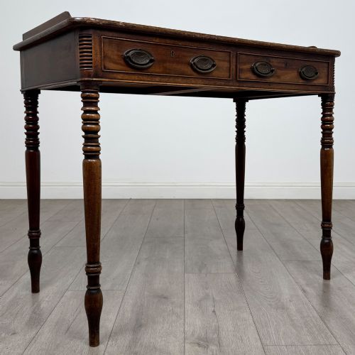 fig 7. Antique 18th Century Georgian Writing Table In Mahogany