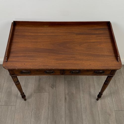 fig 8. Antique 18th Century Georgian Writing Table In Mahogany
