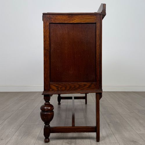 ANTIQUE 20TH CENTURY EDWARDIAN SIDEBOARD IN OAK - ADDITIONAL PHOTO 3