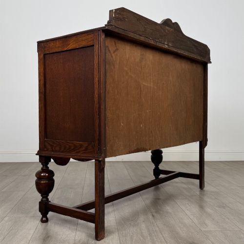 ANTIQUE 20TH CENTURY EDWARDIAN SIDEBOARD IN OAK - ADDITIONAL PHOTO 4