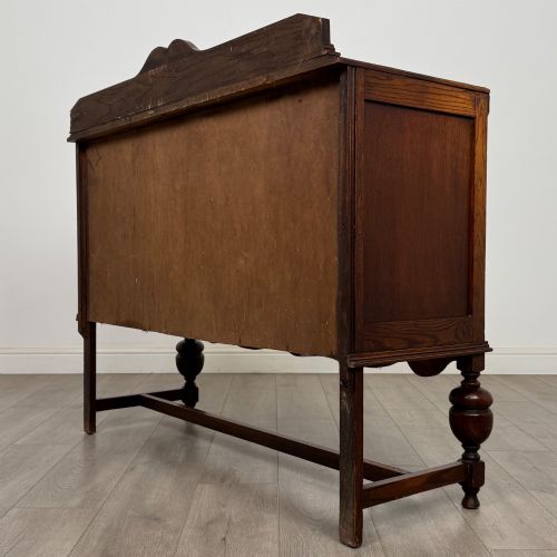 ANTIQUE 20TH CENTURY EDWARDIAN SIDEBOARD IN OAK - ADDITIONAL PHOTO 6