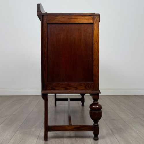 ANTIQUE 20TH CENTURY EDWARDIAN SIDEBOARD IN OAK - ADDITIONAL PHOTO 7