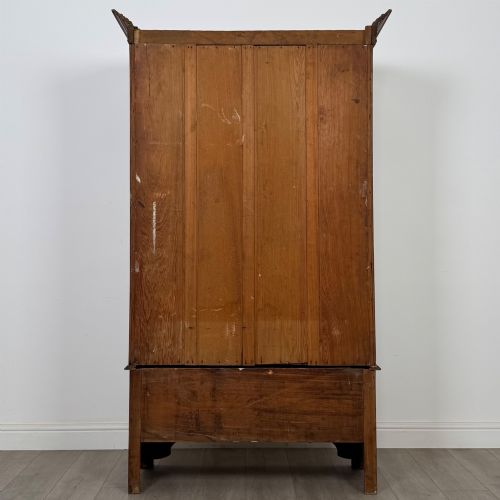 fig 5. Antique 20th Century Edwardian Wardrobe In Walnut