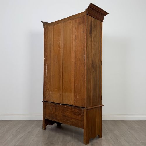 fig 6. Antique 20th Century Edwardian Wardrobe In Walnut