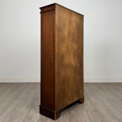 fig 4. Antique 20th Century Open Bookcase In Mahogany