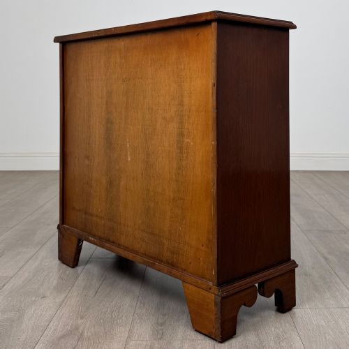 ANTIQUE 20TH CENTURY SMALL OPEN BOOKCASE IN MAHOGANY - ADDITIONAL PHOTO 5