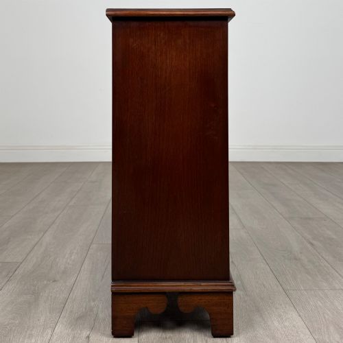 ANTIQUE 20TH CENTURY SMALL OPEN BOOKCASE IN MAHOGANY - ADDITIONAL PHOTO 6