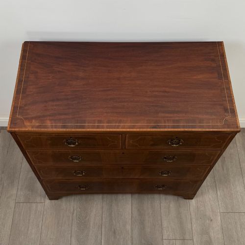 ANTIQUE 18TH CENTURY GEORGIAN CHEST OF DRAWERS IN MAHOGANY - ADDITIONAL PHOTO 8