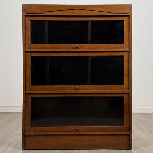 ANTIQUE 20TH CENTURY GLOBE WERNICKE STYLE BOOKCASE IN MAHOGANY