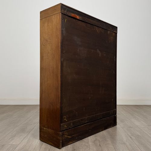 ANTIQUE 20TH CENTURY GLOBE WERNICKE STYLE BOOKCASE IN MAHOGANY - ADDITIONAL PHOTO 4